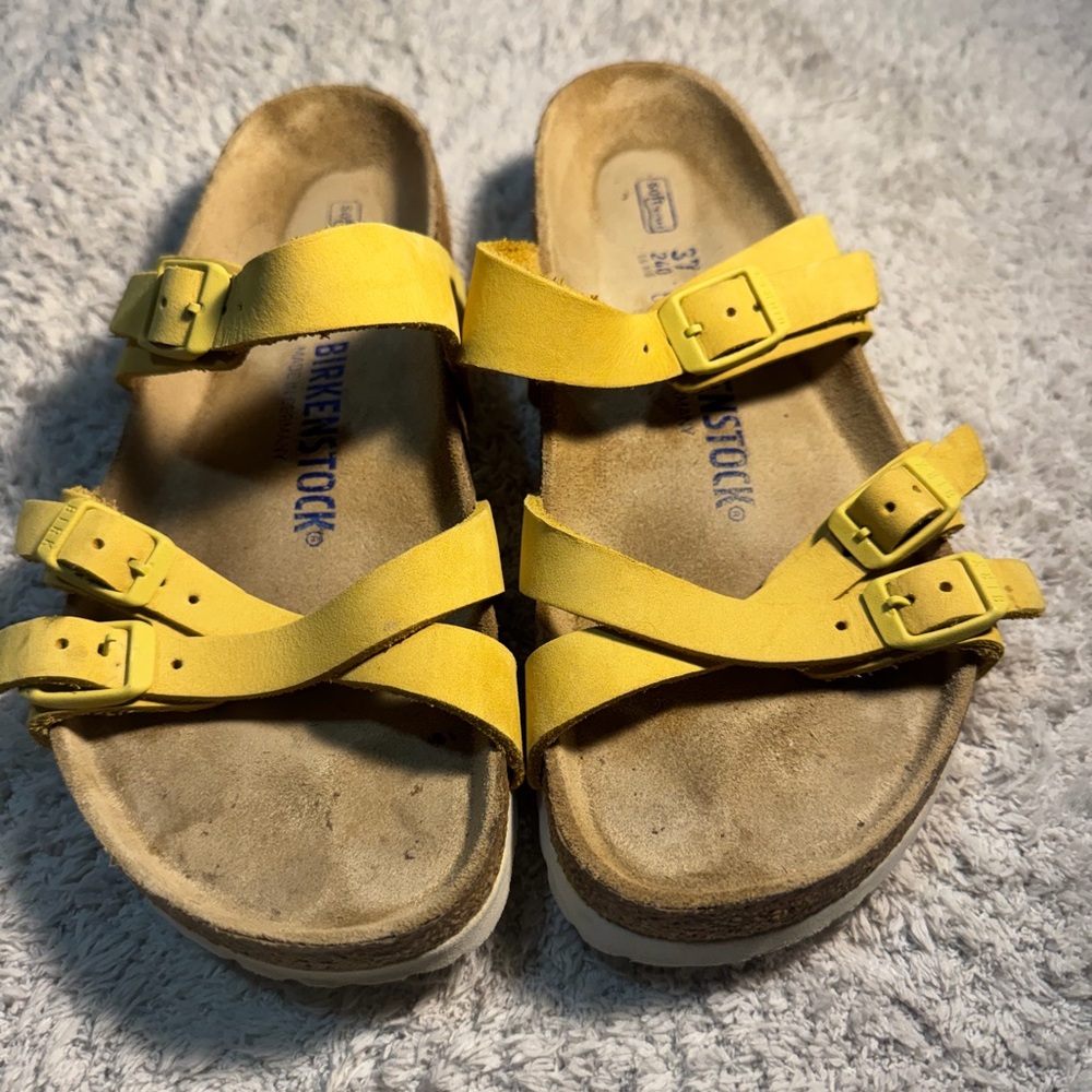 Birkenstock Kids Bright Yellow Sandals